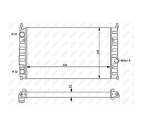 Enfriador de Agua para Seat Córdoba Ibiza II VW Polo Classic Caddy 6K1 6K2