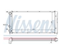 Enfriador de Agua para VW Passat Variant 3A5 35I 2.8 VR6 1.8 G60 Syncro