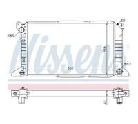 NISSENS 62081A Radiador, refrigeración del motor