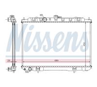 Enfriador de Agua Radiador Apto para Nissan X Trail T30 2.5 4x4