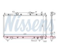Enfriador de Agua Radiador Apto para Toyota Avensis Estación Vagón T22
