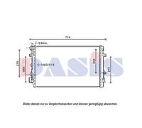 Enfriador de Agua Refrigerador del Motor para VW Polo 6R 6C 1.8 GTI