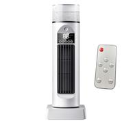 Enfriador de aire con control remoto con temporizador - Ventilador sin aspas portátil de 2200 CFM, tanque de alta capacidad de 2,1 galas, 3 modos Whisper Quiet 30dB modo de suspensión para habitación
