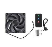 Enfriador de Aire CPU, 3000 RPM, Ventilador PWM de 120 Mm de 4 Pines, Rodamientos de Bolas Dobles, Grosor de 30 Mm, 7 Cuchillas de Ventilador, Ventilador Más Frío para la Caja de