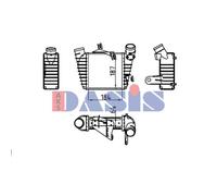 Enfriador de aire de carga EISENFELS Ladeluftkühler para VW Polo 9N Fox 5Z1 5Z3