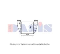 Enfriador de aire de carga Ladeluftkühler para Audi A4 Avant 8ED B7 8EC 487042N