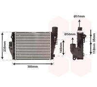 Enfriador de aire de carga LLK para Peugeot Expert Kasten 2.0 BlueHdi 150 4x4