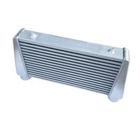 Enfriador de aire de turbo Intercooler de aluminio Universal 460X280X76mm entrada de radiador 65mm salida de 2,5 pulgadas entrada de aire frío para Turbo Radiador