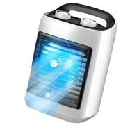 Enfriador de aire equipado con USB 30 horas de tiempo de funcionamiento, 3 modos de viento, sistema de refrigeración con base de hielo, diseño silencioso, a prueba de fugas, enfriador de aire para