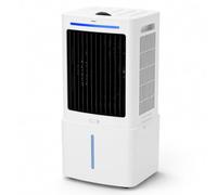 Enfriador de aire evaporativo, 25L con panel táctil LED, 3 velocidades de ventilador, 3 modos de viento, temporizador de 12 horas, oscilación automática, tanque de agua extraíble para el hogar