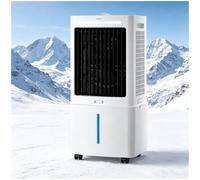 Enfriador de aire evaporativo 3 en 1 con control remoto, tanque de agua de 25 L, ventilador de enfriamiento evaporativo con 3 velocidades, 3 modos de viento, oscilación de 120°