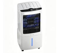 Enfriador de aire evaporativo 3 en 1, unidades de aire acondicionado portátiles, con control remoto y temporizador, ventilador de aire acondicionado silencioso sin ventanas de 12 velocidades