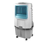 Enfriador de aire evaporativo, acondicionadores de enfriador de pantano de 6500 CFM con tanque grande, aire acondicionado para exteriores con bolsas de hielo, enfriador evaporativo portátil 4 en 1 con