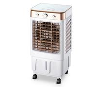 Enfriador de Aire Evaporativo Comercial 3 en 1 con Tanque de Agua de 30 L, Aire Acondicionado Portátil, 3 Velocidades, for Patios, Garajes, Uso Comercial e Industrial(Brown)