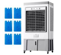 Enfriador de Aire evaporativo, enfriadores de pantano portátiles de 3 velocidades con oscilación de 120°, Tanque de Gran Capacidad para enfriamiento prolongado para el hogar/Oficina/Tienda - Solución