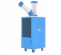 Enfriador De Aire Evaporativo Industrial Con 4 Ruedas Universales Acondicionado Portatil El Conducto De Aire Se Puede Girar Y Estirar Depósito De Agua De 5/8/25 L(42.6 * 47.9 * 93.6cm)