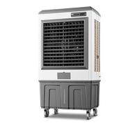 Enfriador de aire evaporativo portátil con cajas de cristal de hielo, 3 velocidades de ventilador, ideal para uso doméstico, oficina y fábrica, solución de refrigeración compacta