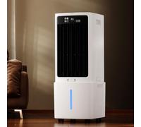 Enfriador De Aire Evaporativo PortáTil, Tanque De 12l, 3 Velocidades Ajustables, Temporizador De 12h, Mando A Distancia, para Hogar, Oficina Y RefrigeracióN De Apartamentos PequeñOs