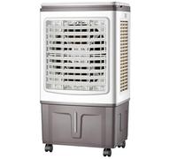 Enfriador de Aire evaporativo Unidad de Aire Acondicionado portátil con Tanque de Agua de 30 litros, 2 Cajas de Hielo, Giro de 120°, 3 velocidades, Ventilador de refrigeración Exterior de Alta