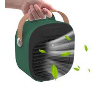 Enfriador De Aire Para Dormitorio - Ventilador Climatizador Portátil,Pequeño Dispositivo de Enfriamiento con 3 Velocidades para Acampada Exteriores Dormitorios Infantiles Estudio