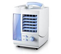 Enfriador de Aire Personal portátil, Mini humidificador purificador, Ventilador de Escritorio con refrigeración por evaporación 3 en 1, para el hogar y la Oficina.