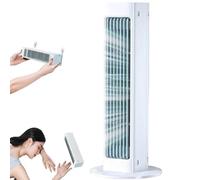 Enfriador de aire personal recargable con control remoto, 3 velocidades y oscilación de 60°, ventilador evaporativo portátil para dormitorio, oficina, camping y escritorio. Refrigeración silenciosa.