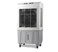 Enfriador De Aire por Evaporación, Humidificador Industrial, Aire Acondicionado 3 en 1 Con Enfriamiento Natural/humidificador y 3 Velocidades, Rueda de 360°, 6 Cajas de Hielo, Enfriamiento Eficiente