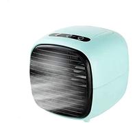 Enfriador de aire portátil, aire acondicionado Mini USB, 3 en 1 aire acondicionado pequeño enfriador y humidificador para el hogar, oficina, dormitorio para niños, mini ventilador negro (color: