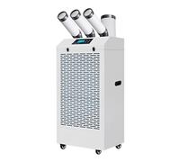 Enfriador de aire portátil industrial, ventilador de refrigeración evaporativo resistente para taller, fábrica, almacén, uso comercial