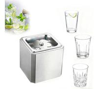 Enfriador de Bebidas Profesional de CO2 & Escarchador de Vasos Ultra-Rápido, Enfría Vasos de Cerveza, Cóctel, Vino a -45°C en 6 Segundos, Congelador Instantáneo para Bares y Hogar(Upgraded)
