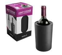 Enfriador de Botellas de Vino y Cava con Gel Color Negro - Enfriador de Vino Ultra-Ligero Reutilizable sin Hielo - Universal