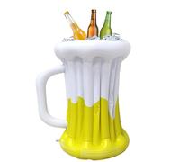 Enfriador de cerveza inflable, contenedor de bebidas inflable de PVC para fiestas, diseño flotante y portátil para grandes reuniones en la piscina, playa o celebraciones de cumpleaños