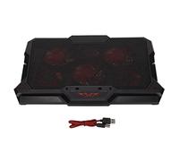Enfriador de computadora portátil Ventilador Ajustable de Velocidad Alimentado por USB ultradelgado con 6 Ventiladores silenciosos Pantalla LED para computadoras portátiles de 12