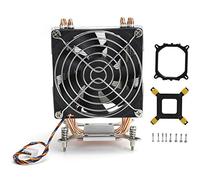 Enfriador de CPU para LGA2011 1366 1150 1151 1155 1156 Suministros de computadora, Ventilador de enfriamiento de 9 cm Ventilador de enfriamiento de CPU con Placa Posterior y Soporte