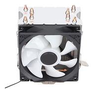 Enfriador de CPU, Ventilador de CPU 4 Tubos 90 Mm 3 Pines con Iluminación Colorida RGB Effectg para LGa 1155 para LGA775 para(Ventilador único)