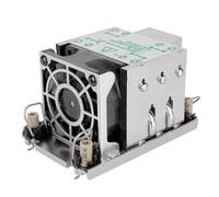 Enfriador de CPU Xenon 2U, tubos de calor de cobre con aletas de aluminio, tubo de calor de 6 mm x 5, ventilador PWM de rodamiento de bolas dual 6025, Intel LGA4189, color: plateado