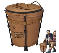 Enfriador de cubo aislado - cubo de hielo plegable, contenedor de hielo al aire libre | Portahielo impermeable para acampar Senderismo Picnic Place Travel Fishing Events, portátil Better Bucket
