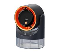 Enfriador de escritorio compacto - Ventilador con pantalla digital, ventilador de escritorio portátil de 20,2 x 14,2 x 11,7 cm, control de velocidad ajustable, circulación de aire