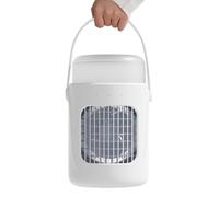 Enfriador De Espacio Portátil | Acondicionado Compacto Personal Portátil, Enfriador De Silencioso Recargable Con Iluminación LED Para Dormitorio, Sala De Estar, Camping, Habitación De Estudi