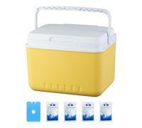 Enfriador de hielera: forma compacta, sello resistente a fugas, marco reforzado, control de enfriamiento de larga duración | para mantener fríos los suministros de alimentos y bebidas durante excursio