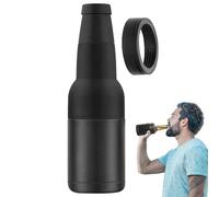 Enfriador de latas de cerveza,Aislante de latas | Enfriador de de botella de cerveza portátil de 12 oz | de bebidas para exteriores de doble pared, contenedor ultrafino para botellas d
