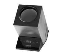 CASO WineCase One Inox - Enfriador de vino para una botella, rango de temperatura de 5 - 18 °C, para botellas de hasta 9 cm de diámetro, control táctil, carcasa de acero inoxidable, tamaño pequeño