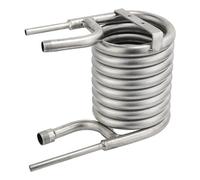 Enfriador De Mosto Contraflujo, Enfriadores Tubo Bobina Acero Inoxidable, Accesorios For Mangueras Jardín, Cerveza Casero Construcción robusta