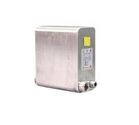 Enfriador de Mosto Intercambiador De Calor Acero Inoxidable 80 Placas, Enfriador Mosto Y Cerveza, Calentador Agua Tipo Placa Soldada For Elaboración Casera SUS304(Different Side)