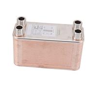Enfriador De Placas, Enfriador De Mosto, Enfriador De Mosto De Cerveza Intercambiador De Calor De Placa Soldada De Acero Inoxidable Resistente Y Compacto Para Calentamiento Hidrónico De Agua De Mosto