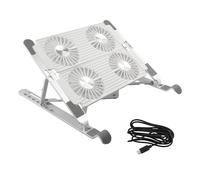 Enfriador de portátil con soporte de transporte plegable de aluminio modelo 4-Por