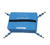 Enfriador de tabla de remo, organizador aislado para bolsa de cubierta de kayak, cierre de cremallera, soporte para botella de agua de gran capacidad, hebilla ajustable, contenedor de gran capacidad