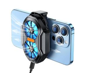 Enfriador De Teléfono - Enfriador De Teléfono Celular De Doble Ventilador Con Clip | Herramienta De Disipación De Calor De Teléfonos Inteligentes De Alta Eficiencia Para Mirar, Vídeos, Jugar Juegos, E