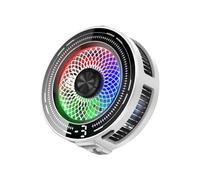 Enfriador de teléfono móvil, de clip magnético silencioso, 3 niveles de regulación de temperatura, enfriador inalámbrico con pantalla, para smartphone, coche, hogar, mujeres y hombres