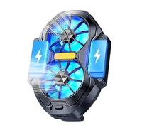 Enfriador de Teléfono para Juegos,Base Refrigeradora con Clip y 2 Ventiladores | Mejora Rendimiento y Disipación Calor en Smartphones para Adultos Jóvenes Viajes Hogar Carretera